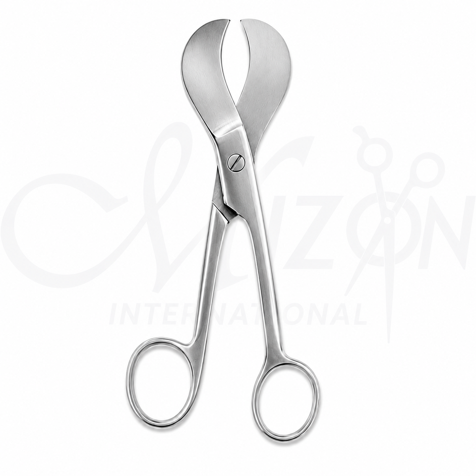 Umbilical Cord Cutting Scissors Stainless Steel Obstetric Surgical Instrument by Mizon International