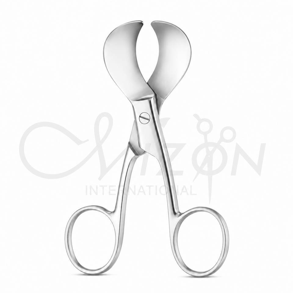 Mizon International Umbilical Cord Scissors Cutter 10.5 cm featuring precision cutting blades, surgical-grade stainless steel construction, ergonomic ring handles, and compact professional design.