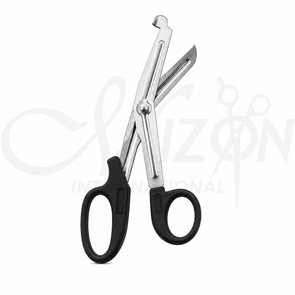 Utility Scissors 14 cm Stainless Steel with ABS Handle by Mizon International