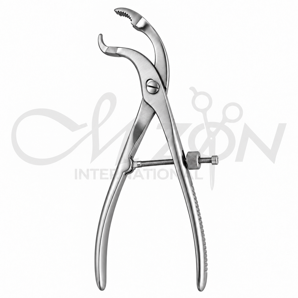 Mizon International Verbrugge Forceps 10 inch self-centering 26cm bone holding forceps